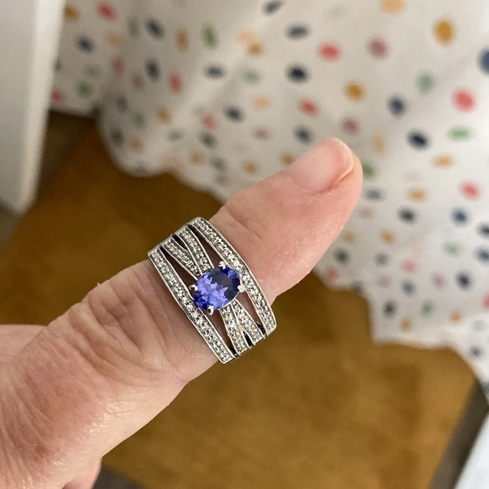 Tanzanite in Sterling - Picture 9 of 14